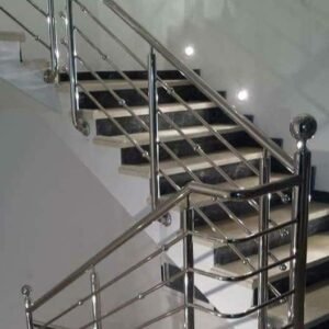 SS Pipe Railing Stair